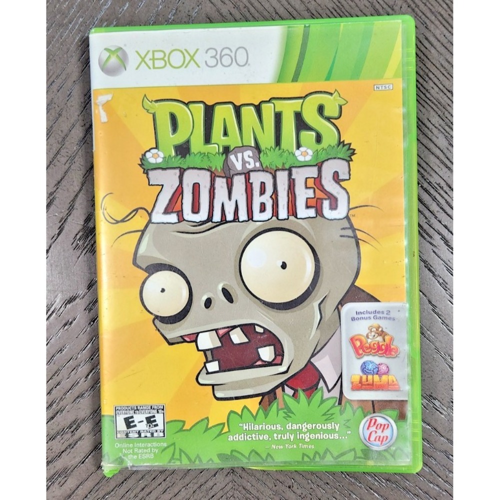 Xbox 360 Plants vs Zombies